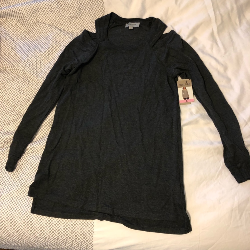 Kenneth Cole cold shoulder sweater NWT